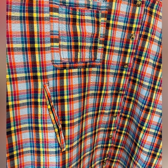 Urban Outfitters Bryce Oversize Plaid Button Down Shirt Size Women’s Sma… - Picture 10 of 13